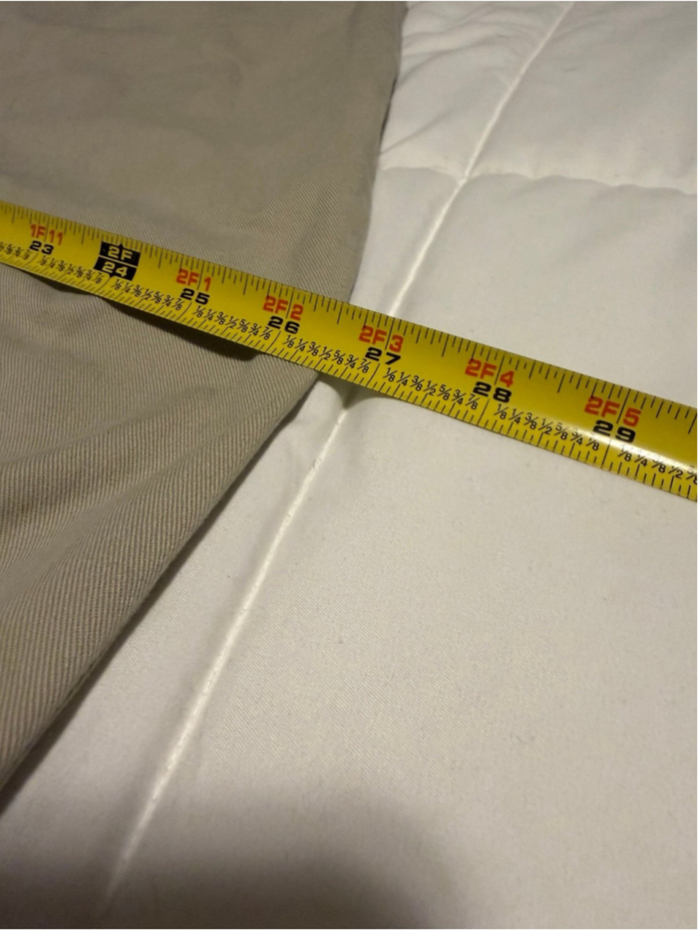 Ralph Lauren Polo men’s pleated vintage khaki chinos 38x32 see measurements - Picture 5 of 8